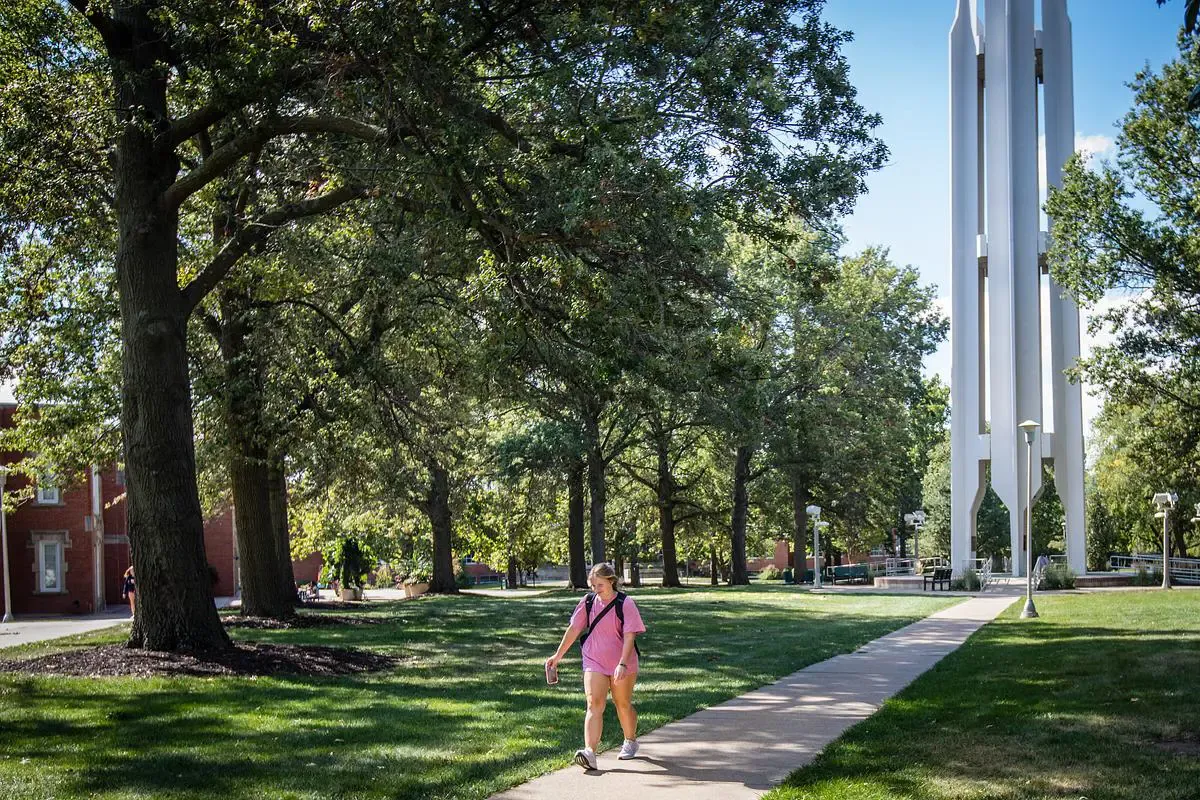 Campus in the summer